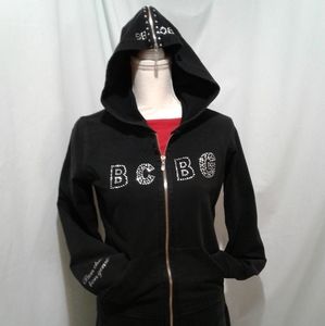 🌺 BCBG Embelished Zip-up Hoodie/Jacket